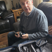 broken suitcase